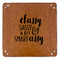 Sassy Quotes 9" x 9" Leatherette Snap Up Tray - APPROVAL (FLAT)