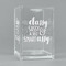 Sassy Quotes Acrylic Pen Holder - Angled View