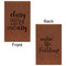 Sassy Quotes Cognac Leatherette Journal - Double Sided - Apvl