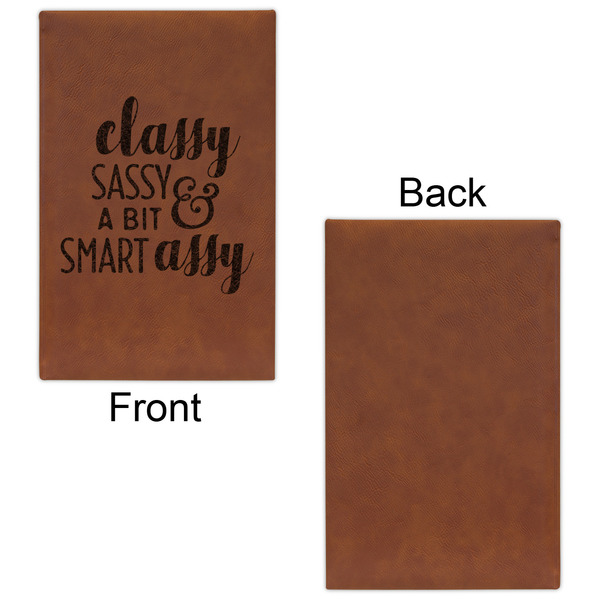 Sassy Quotes Cognac Leatherette Journal - Single Sided - Apvl