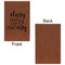 Sassy Quotes Cognac Leatherette Journal - Single Sided - Apvl