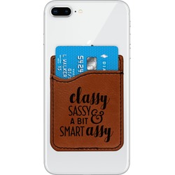 Sassy Quotes Leatherette Phone Wallet