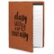 Sassy Quotes Leatherette Portfolio with Notepad - Large - Single Sided