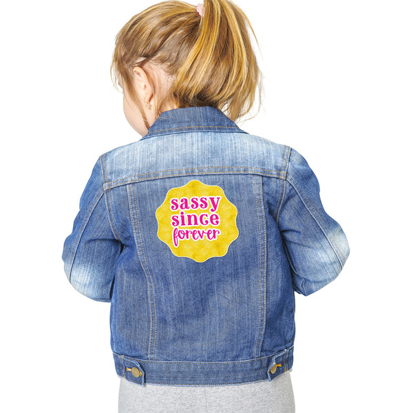 Sassy Quotes Custom Shape Iron On Patches - XXL - Single - Approval