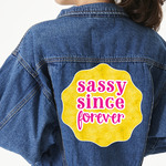 Sassy Quotes Twill Iron On Patch - Custom Shape - 3XL