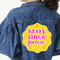 Sassy Quotes Twill Iron On Patch - Custom Shape - 3XL