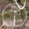 Sassy Quotes Engraved Glass Ornaments - Round-Main Parent