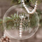 Sassy Quotes Engraved Glass Ornament