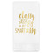 Sassy Quotes Foil Stamped Guest Napkins - Front View