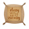 Sassy Quotes Genuine Leather Valet Trays - FRONT (folded)