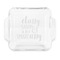 Sassy Quotes Glass Cake Dish - APPROVAL (8x8)