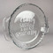 Sassy Quotes Glass Pie Dish - FRONT