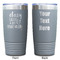 Sassy Quotes Gray Polar Camel Tumbler - 20oz - Double Sided - Approval