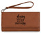 Sassy Quotes Ladies Wallet - Leather - Rawhide - Front View