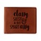 Sassy Quotes Leather Bifold Wallet - Single