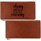 Sassy Quotes Leather Checkbook Holder Front and Back Single Sided - Apvl