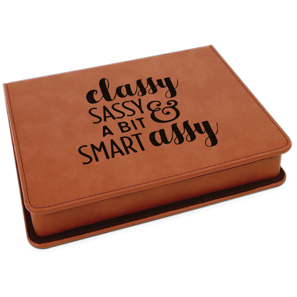 Custom Sassy Quotes Leatherette 4-Piece Wine Tool Set