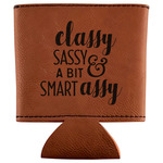 Sassy Quotes Leatherette Can Sleeve
