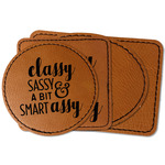 Sassy Quotes Faux Leather Iron On Patch
