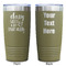 Sassy Quotes Olive Polar Camel Tumbler - 20oz - Double Sided - Approval
