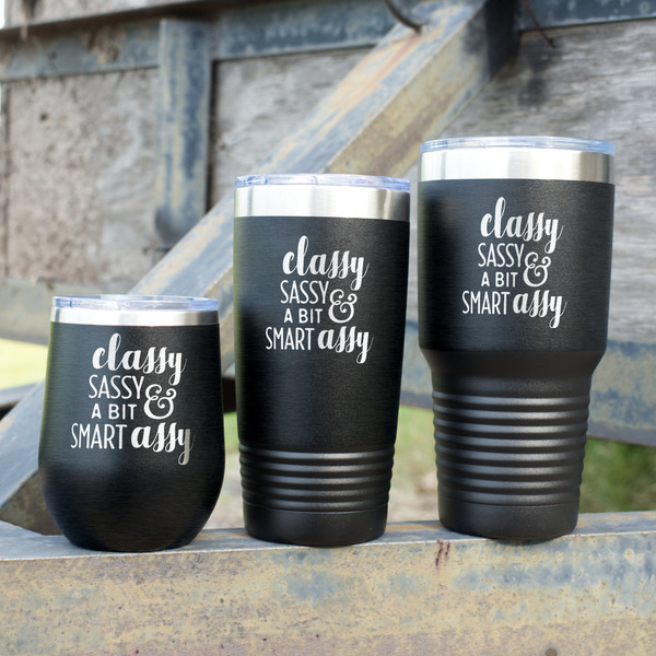 Sassy Quotes Polar Camel Tumblers - Group Shot