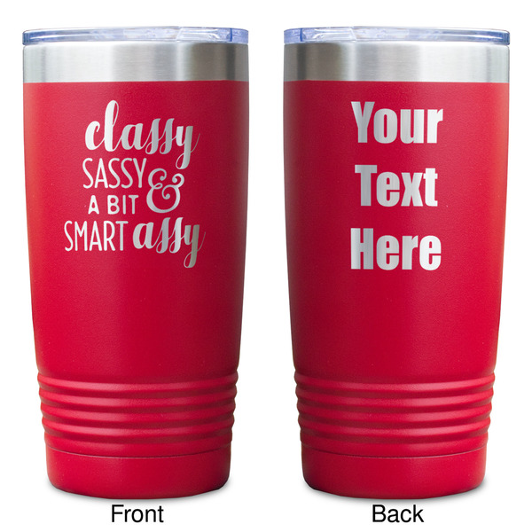 Sassy Quotes Red Polar Camel Tumbler - 20oz - Double Sided - Approval