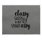 Sassy Quotes Small Engraved Gift Box with Leather Lid - Approval