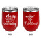 Sassy Quotes Stainless Wine Tumblers - Red - Double Sided - Approval