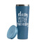Sassy Quotes Steel Blue RTIC Everyday Tumbler - 28 oz. - Lid Off