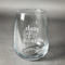 Sassy Quotes Stemless Wine Glass - Front/Approval