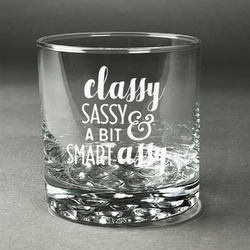 Sassy Quotes Whiskey Glass - Engraved