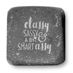 Sassy Quotes Whiskey Stone Set