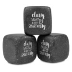 Sassy Quotes Whiskey Stone Set