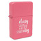 Sassy Quotes Windproof Lighters - Pink - Front/Main