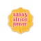 Sassy Quotes Wooden Sticker - Main