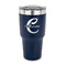 Name & Initial (Girly) 30 oz Stainless Steel Ringneck Tumblers - Navy - FRONT