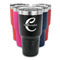 Name & Initial (Girly) 30 oz Stainless Steel Ringneck Tumblers - Parent/Main