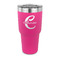 Name & Initial (Girly) 30 oz Stainless Steel Ringneck Tumblers - Pink - FRONT
