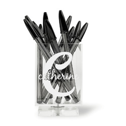 Name & Initial (Girly) Acrylic Pen Holder (Personalized)
