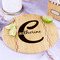 Name & Initial (Girly) Bamboo Cutting Board - In Context