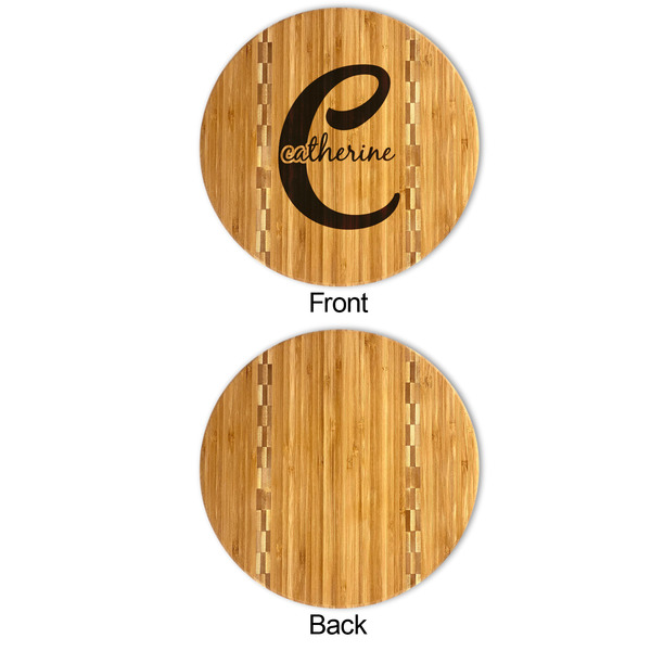 Name & Initial (Girly) Bamboo Cutting Boards - APPROVAL