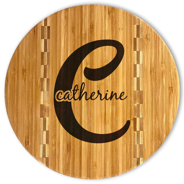 Custom Name & Initial (Girly) Bamboo Cutting Board (Personalized)