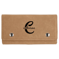 Name & Initial (Girly) Cards & Dice Set - Light Brown (Personalized)