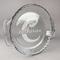 Name & Initial (Girly) Glass Pie Dish - FRONT