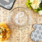 Name & Initial (Girly) Glass Pie Dish - LIFESTYLE