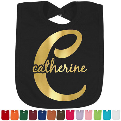 Name and Initial Personalized Baby Bib 