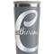 Name & Initial (Girly) Grey RTIC Everyday Tumbler - 28 oz. - Close Up