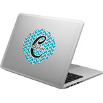 Name & Initial (Girly) Laptop Decal (Personalized)