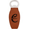 Name & Initial (Girly) Leatherette Bottle Opener - Double Sided (Personalized)