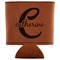 Name & Initial (Girly) Leatherette Can Sleeve - Flat